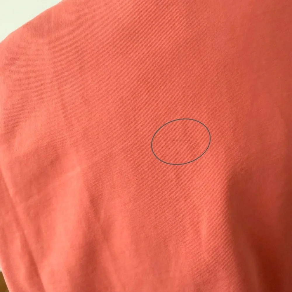 🍑 Patagonia Vitaliti Strap Dress Size L Salmon Peach Organic Cotton 🍑 - Picture 12 of 12